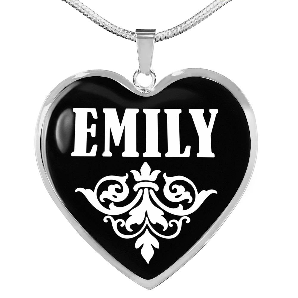 Emily v02 - Heart Pendant Luxury Necklace