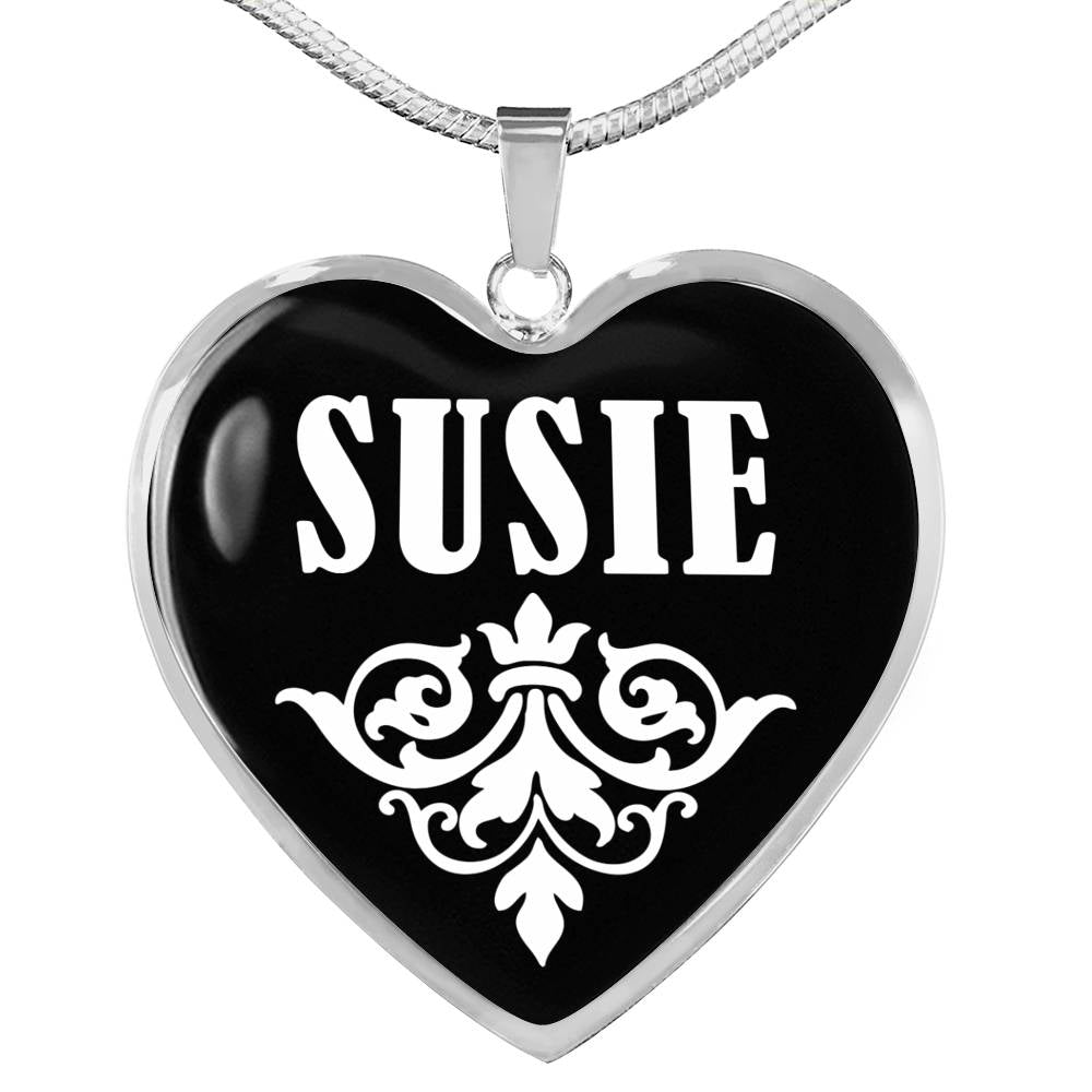 Susie v02 - Heart Pendant Luxury Necklace