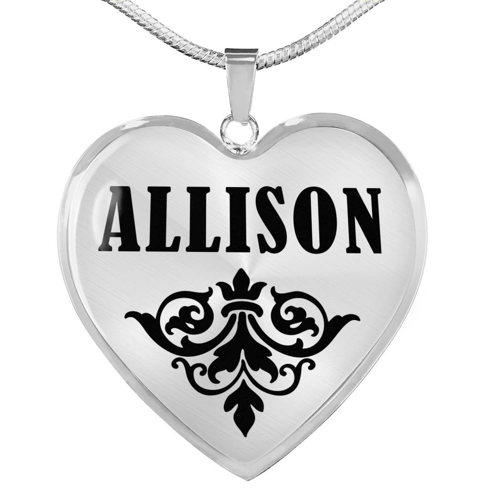 Allison v01 - Heart Pendant Luxury Necklace