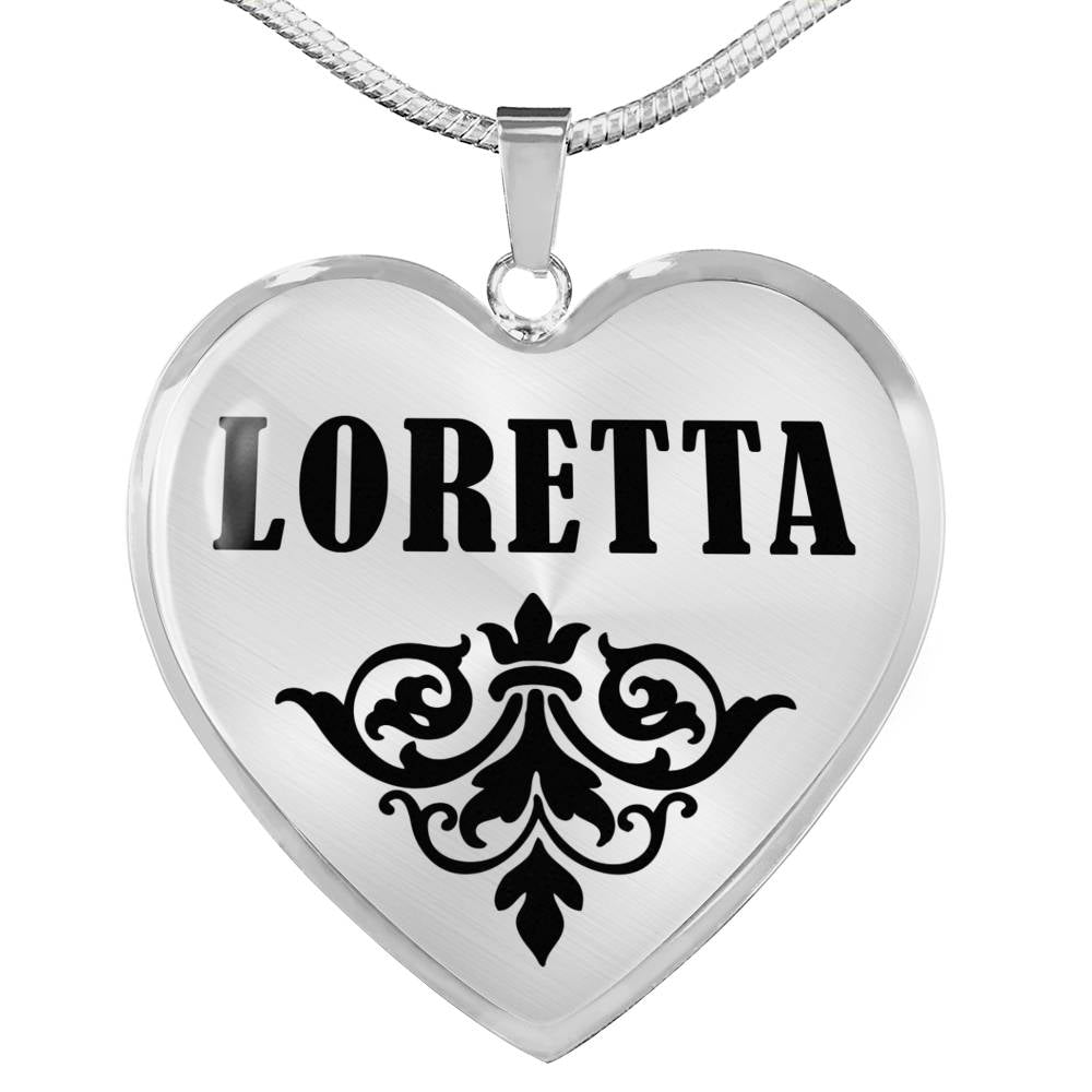 Loretta v01 - Heart Pendant Luxury Necklace