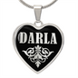 Darla v02 - Heart Pendant Luxury Necklace