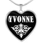 Yvonne v02 - Heart Pendant Luxury Necklace