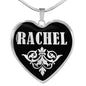 Rachel v01s - Heart Pendant Luxury Necklace