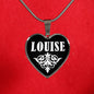 Louise v02 - Heart Pendant Luxury Necklace