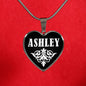 Ashley v02 - Heart Pendant Luxury Necklace