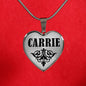Carrie v01 - Heart Pendant Luxury Necklace
