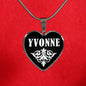 Yvonne v02 - Heart Pendant Luxury Necklace