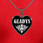 Gladys v02 - Heart Pendant Luxury Necklace