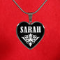 Sarah v02 - Heart Pendant Luxury Necklace