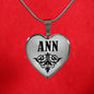 Ann v01 - Heart Pendant Luxury Necklace