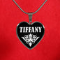 Tiffany v02 - Heart Pendant Luxury Necklace