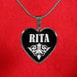 Rita v02 - Heart Pendant Luxury Necklace