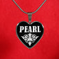 Pearl v02 - Heart Pendant Luxury Necklace