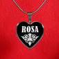 Rosa v02 - Heart Pendant Luxury Necklace