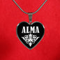 Alma v02 - Heart Pendant Luxury Necklace