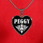 Peggy v02 - Heart Pendant Luxury Necklace