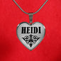 Heidi v01 - Heart Pendant Luxury Necklace