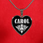 Carol v02 - Heart Pendant Luxury Necklace