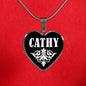Cathy v02 - Heart Pendant Luxury Necklace