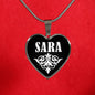 Sara v02 - Heart Pendant Luxury Necklace