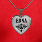 Edna v01 - Heart Pendant Luxury Necklace