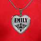Emily v01 - Heart Pendant Luxury Necklace