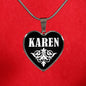 Karen v02 - Heart Pendant Luxury Necklace