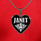 Janet v02 - Heart Pendant Luxury Necklace
