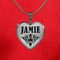 Jamie v01 - Heart Pendant Luxury Necklace