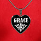Grace v02 - Heart Pendant Luxury Necklace