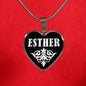 Esther v02 - Heart Pendant Luxury Necklace
