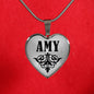 Amy v01 - Heart Pendant Luxury Necklace