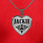Jackie v01 - Heart Pendant Luxury Necklace