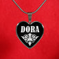 Dora v02 - Heart Pendant Luxury Necklace
