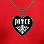 Joyce v02 - Heart Pendant Luxury Necklace