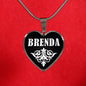 Brenda v02 - Heart Pendant Luxury Necklace