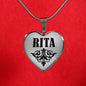 Rita v01 - Heart Pendant Luxury Necklace