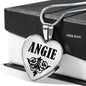 Angie v01 - Heart Pendant Luxury Necklace