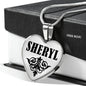 Sheryl v01 - Heart Pendant Luxury Necklace