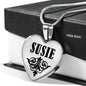 Susie v01 - Heart Pendant Luxury Necklace