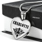 Charlotte v01 - Heart Pendant Luxury Necklace