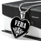 Vera v01s - Heart Pendant Luxury Necklace