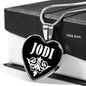 Jodi v02 - Heart Pendant Luxury Necklace