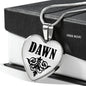 Dawn v01 - Heart Pendant Luxury Necklace