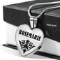 Rosemarie v01 - Heart Pendant Luxury Necklace