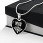 May v02 - Heart Pendant Luxury Necklace
