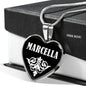 Marcella v02 - Heart Pendant Luxury Necklace