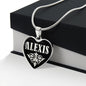 Alexis v02 - Heart Pendant Luxury Necklace