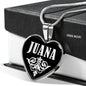 Juana v01s - Heart Pendant Luxury Necklace