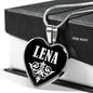 Lena v01s - Heart Pendant Luxury Necklace